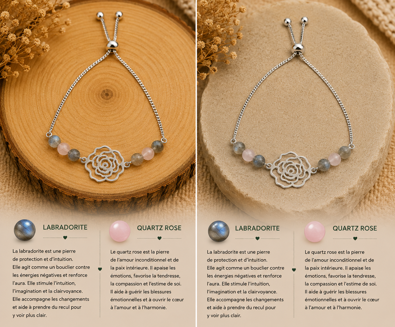 Bracelet "Fleur Douce"