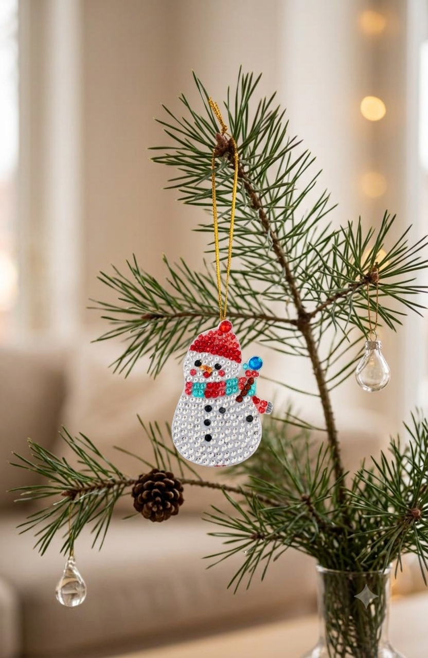 Décoration de Noël (bonhomme de neige)
