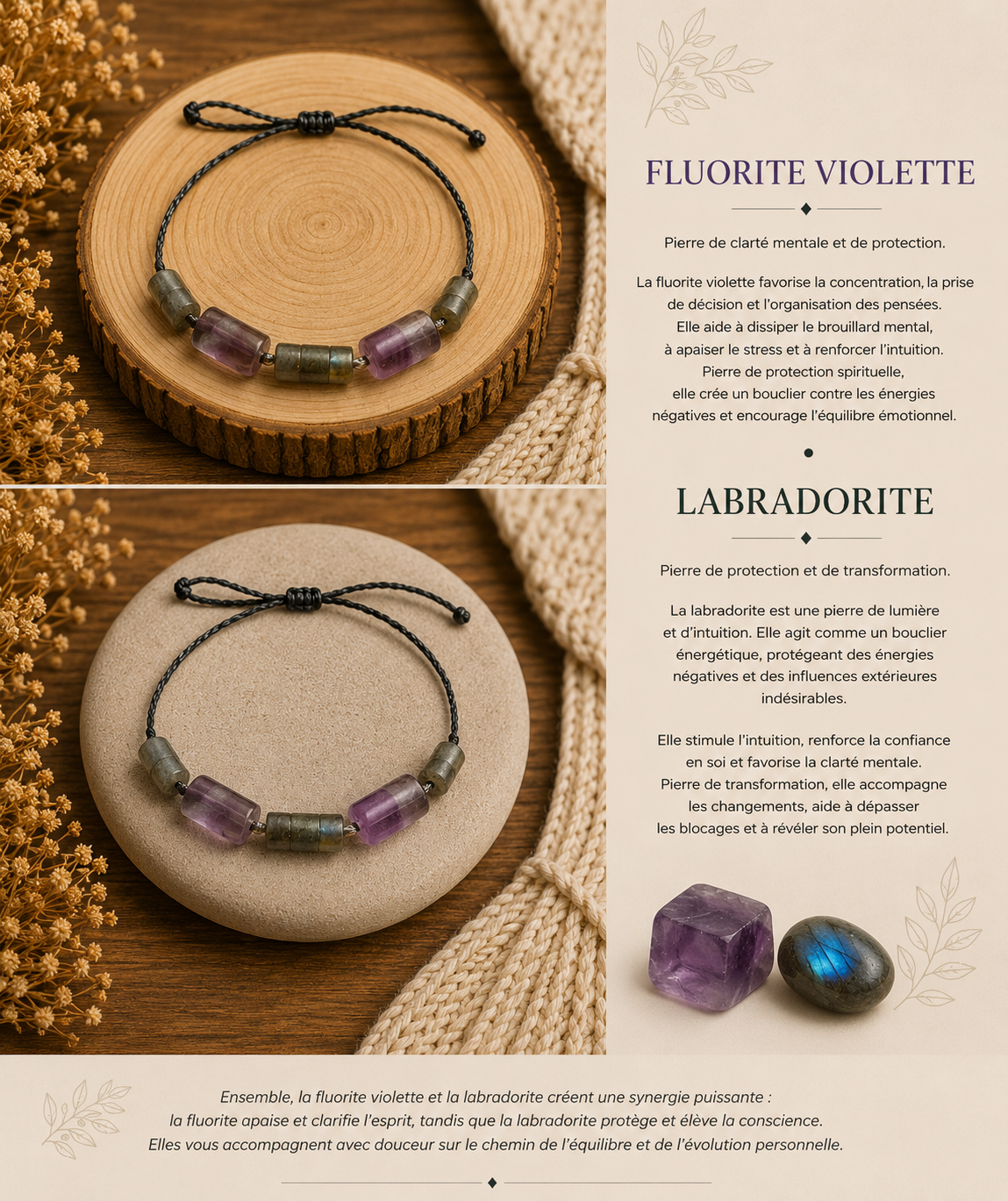 Bracelet "Fluorite"