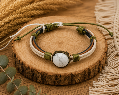 Bracelet "Howlite"