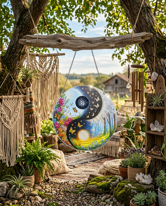 Suspension "Yng et yang"