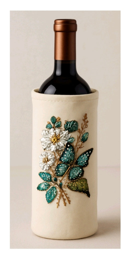 Housse Bouteille "Papillon"