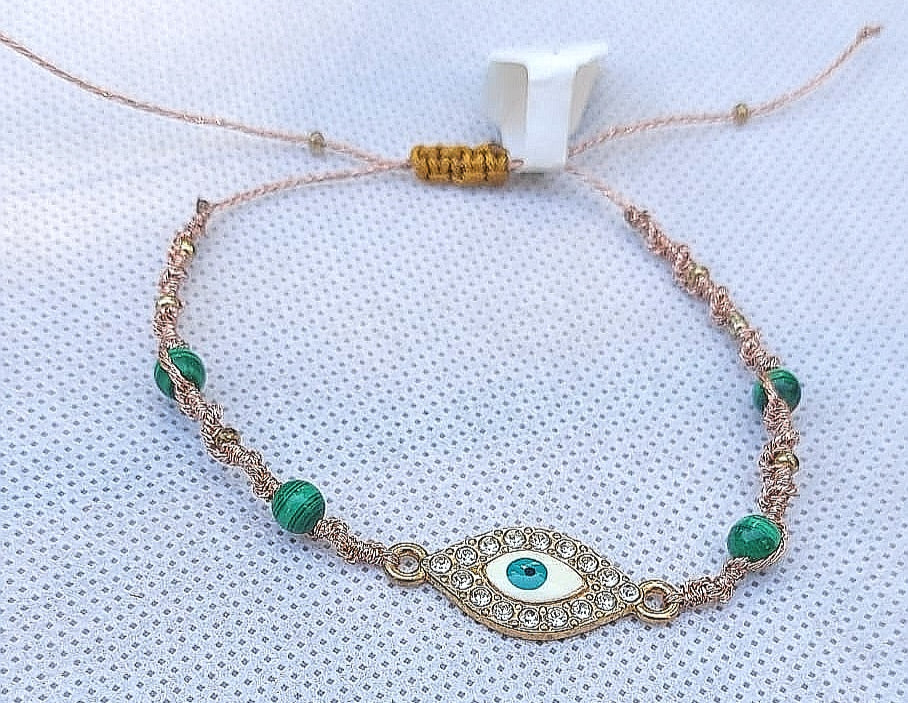 Bracelet "oeil Malachite"