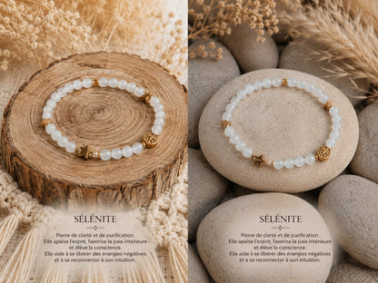 Bracelet " Selenite"