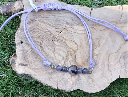Bracelet "Coeur Violette"