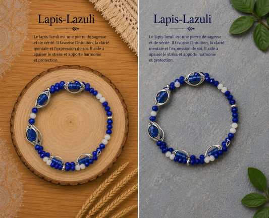 Bracelet"Bleu nuit"
