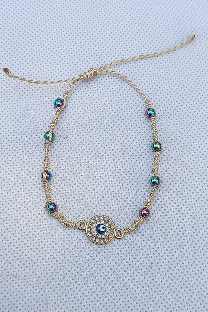 Bracelet "Oeil hématite coloré"