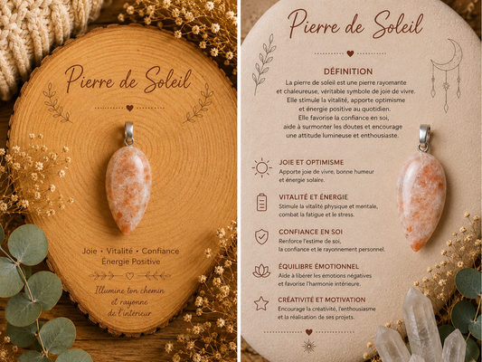 Pendentif " Pierre de Soleil"