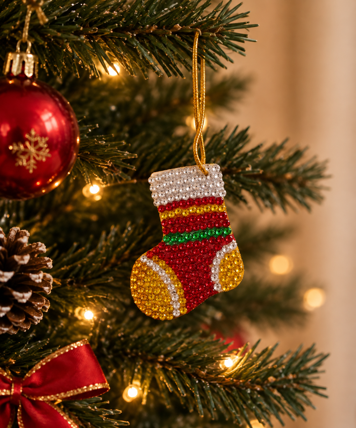 Décoration de Noël Chaussette