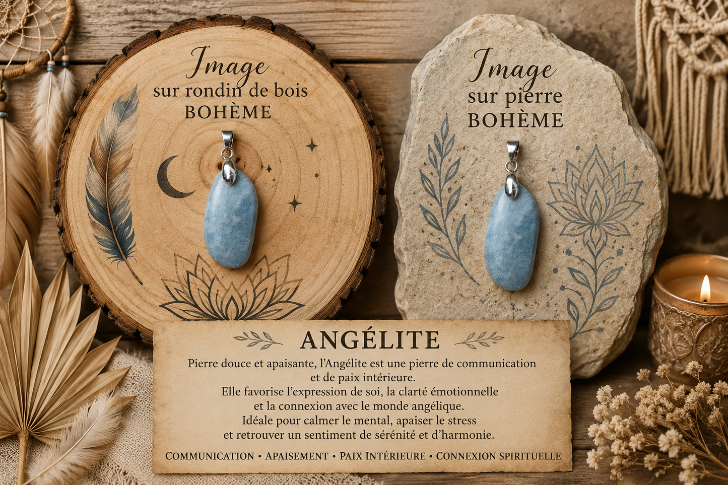 Pendentif "Angelite"