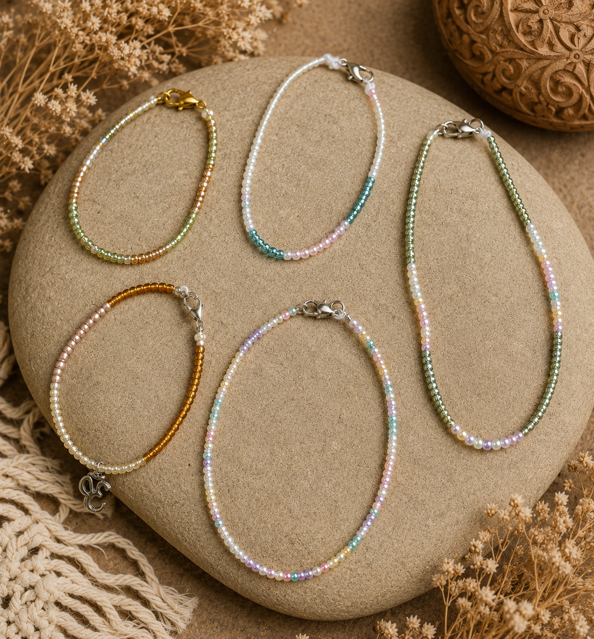Chevillières " Perles"