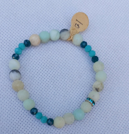 Bracelet "Amazonite Givré"