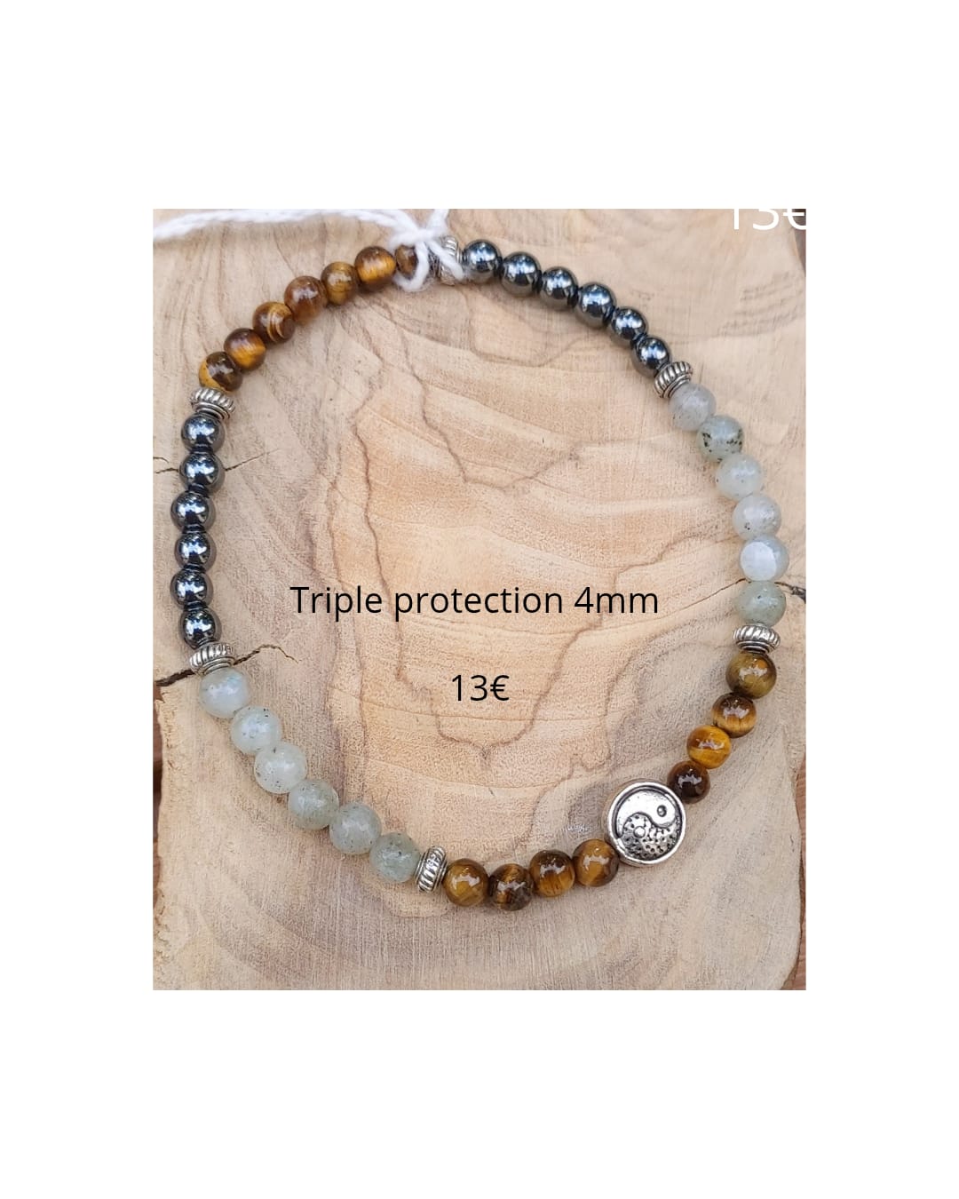 Bracelet "Triple Protection" 4mm