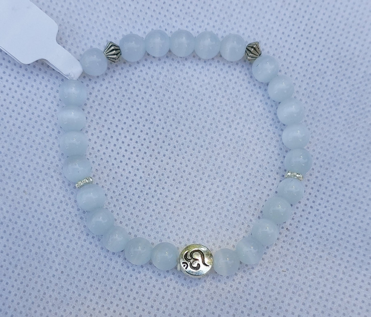 Bracelet "Selenite Om"