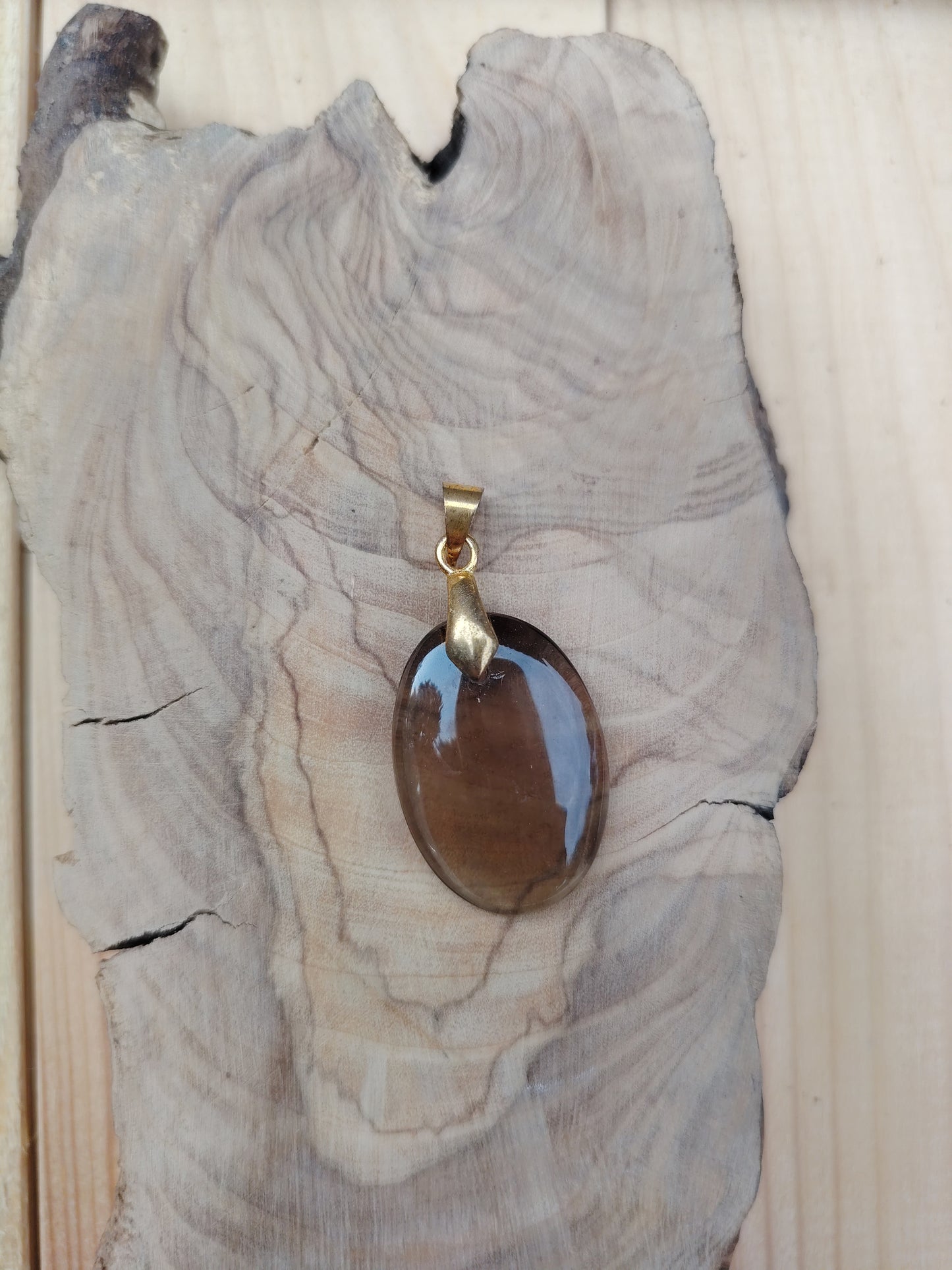 Pendentif "Quartz Fumé"