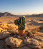 Origami "Cactus à pois"
