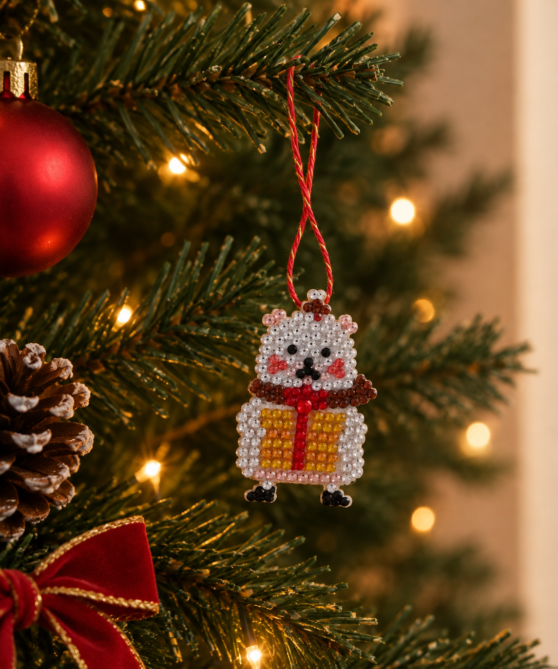 Décoration de Noël ourson