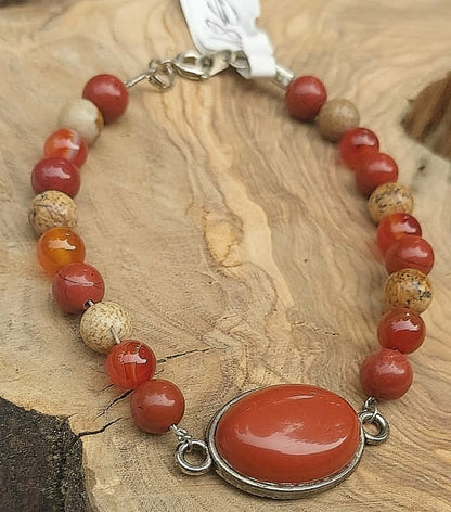 Bracelet " Jaspe Rouge"