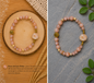 Bracelet " Lune pêche"