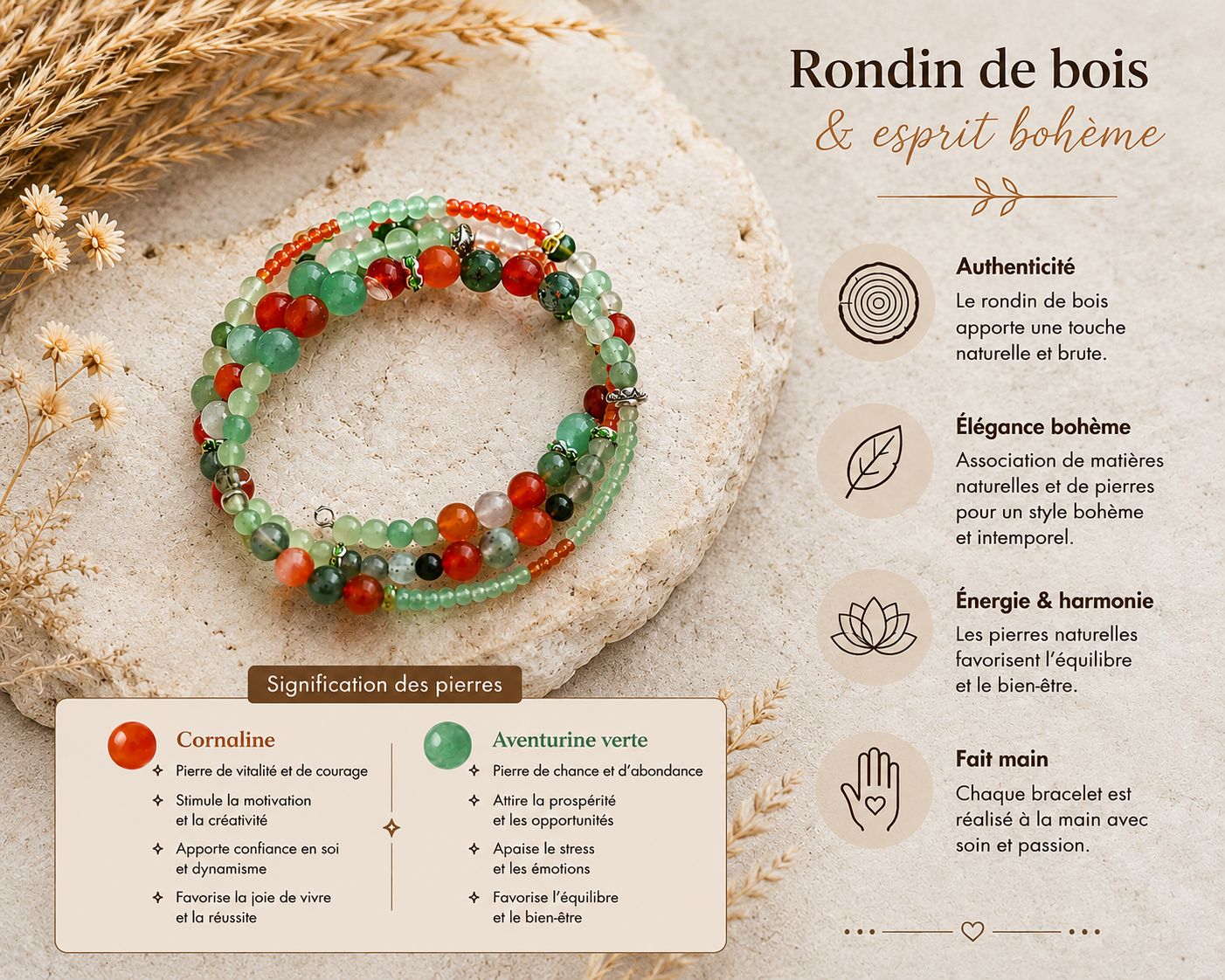 Bracelet" Joie de vivre"
