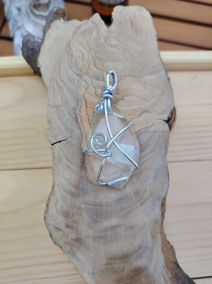 Pendentif "cristal de roche"