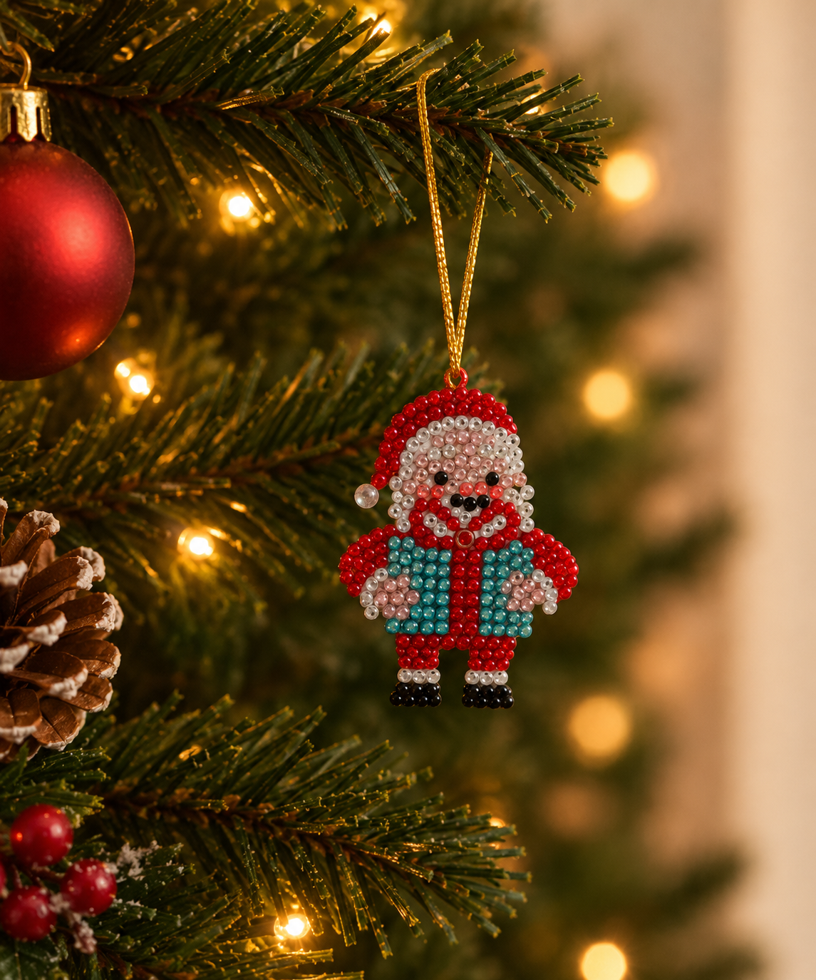 Décoration de Père Noël cadeau